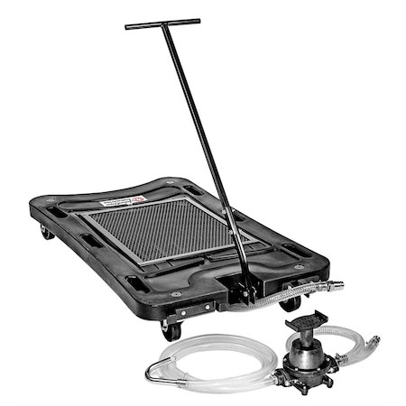 Johndow Industries 17 Gallon Low Profile Oil Drain W/ Foot Pump JDI-17FPLP